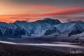 Sunrise Over Denali National Park